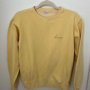 Brandy Melville honey crewneck